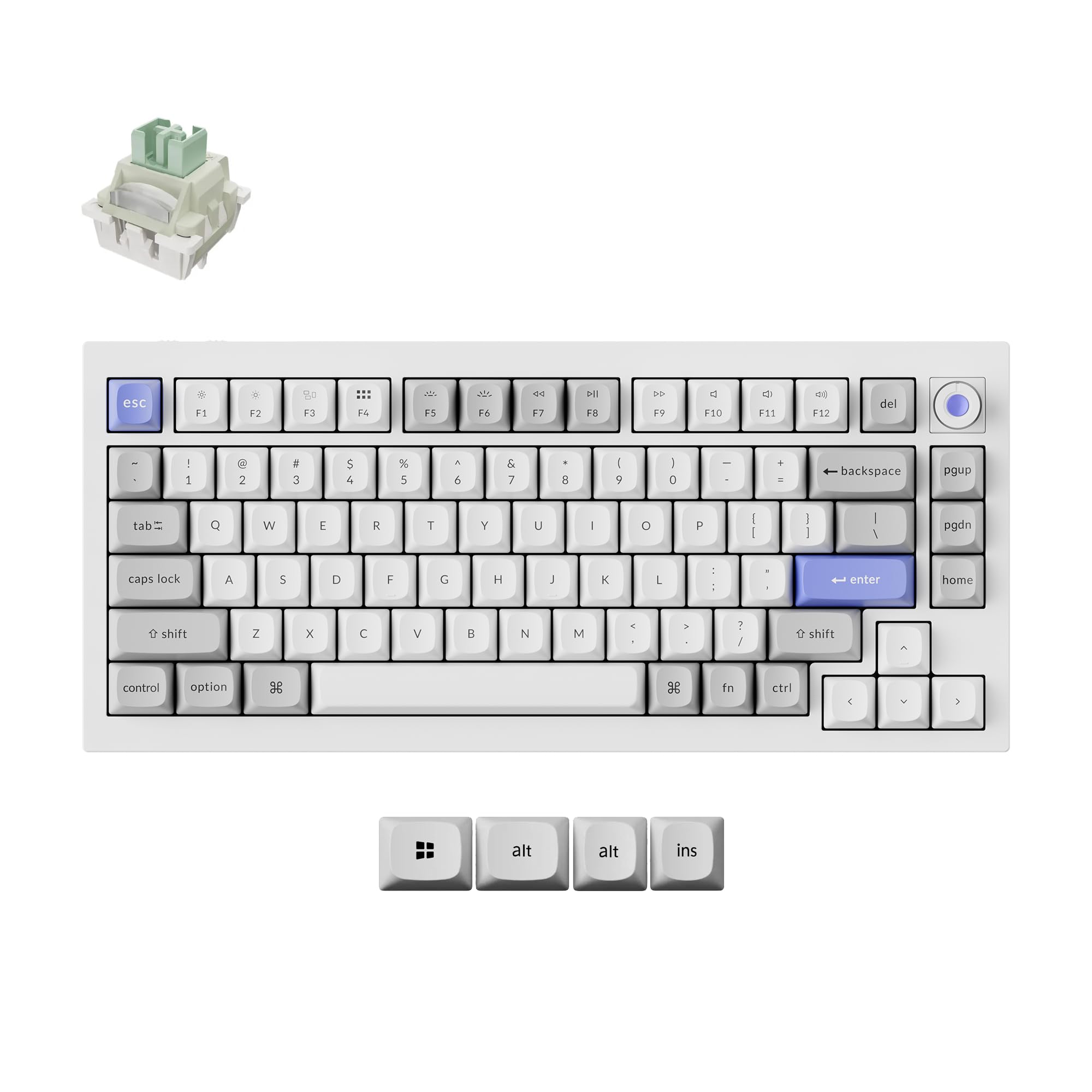 Amazon.com: Keychron Q1 HE 8K - Teclado magnético con cable